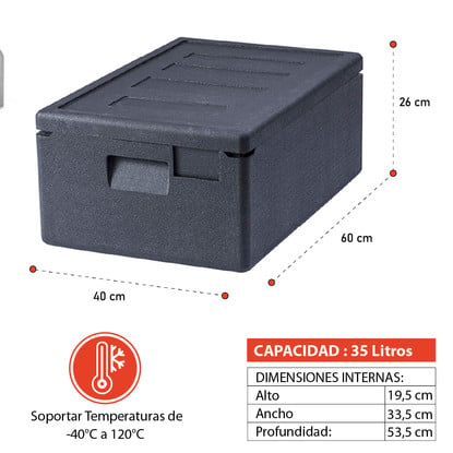 CONTENEDOR ISOTERMICO EPP160