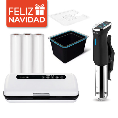 Pack Selladora SV100 + Sous-Vide Pro + Contenedor y  Funda