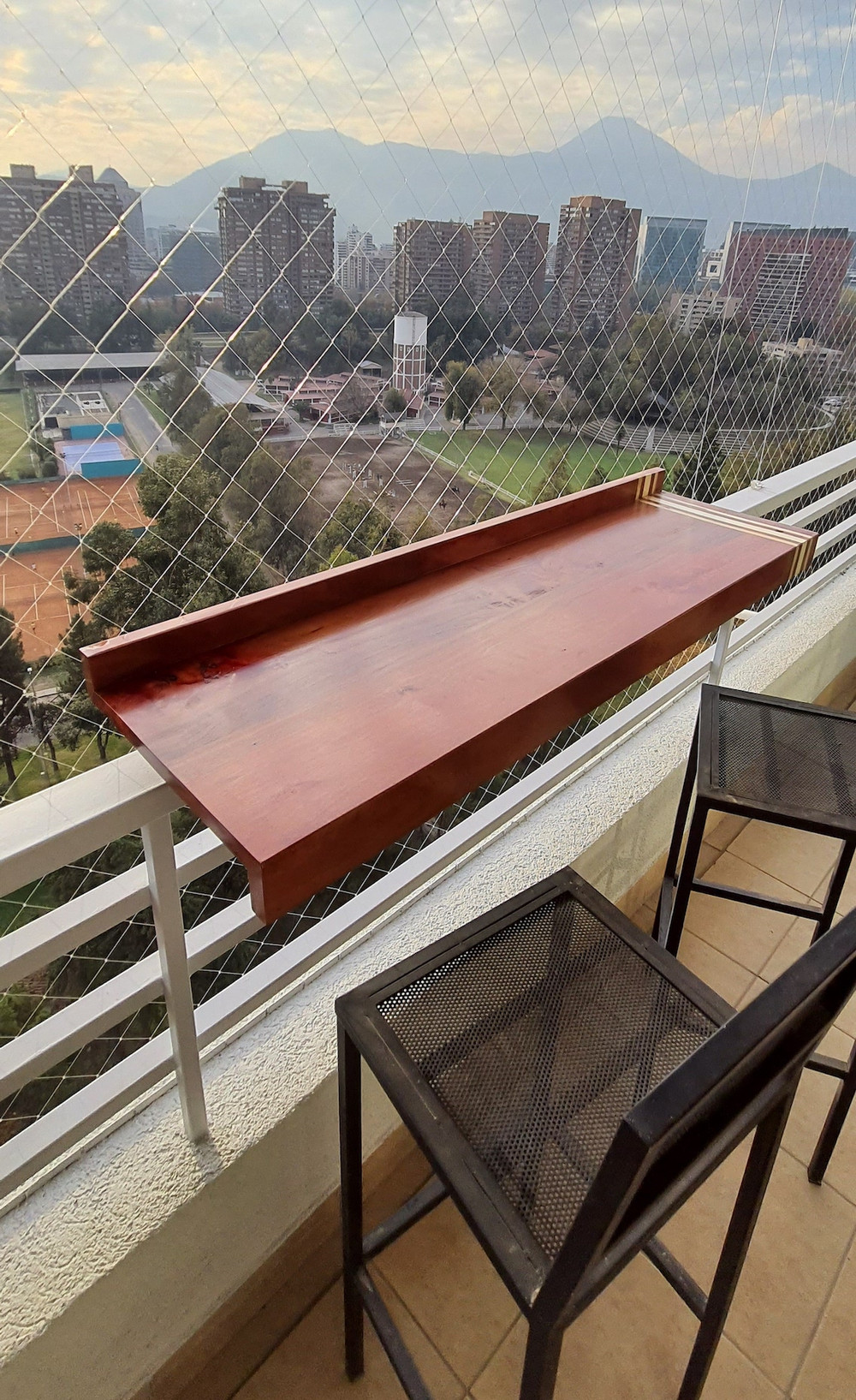  Mesa plegable para balcón, mesa de barra para colgar