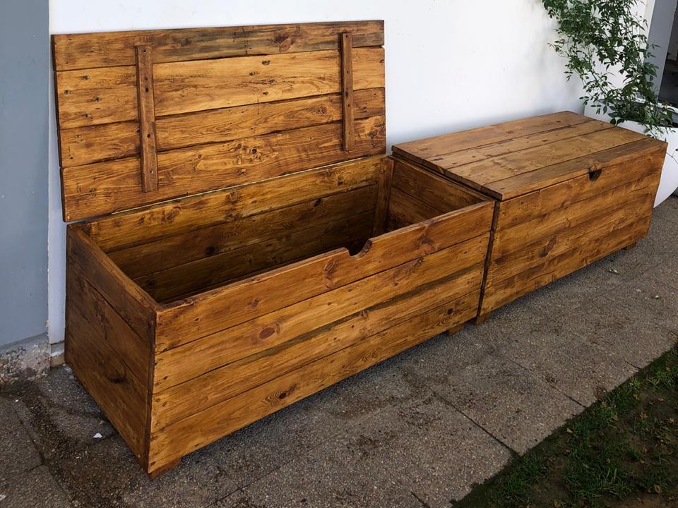 Baúl madera reciclada