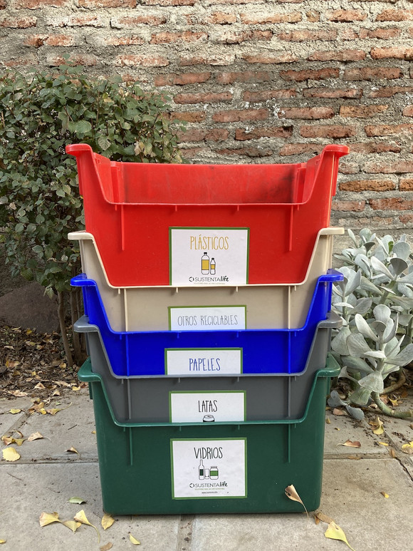 Kit de contenedores para reciclaje