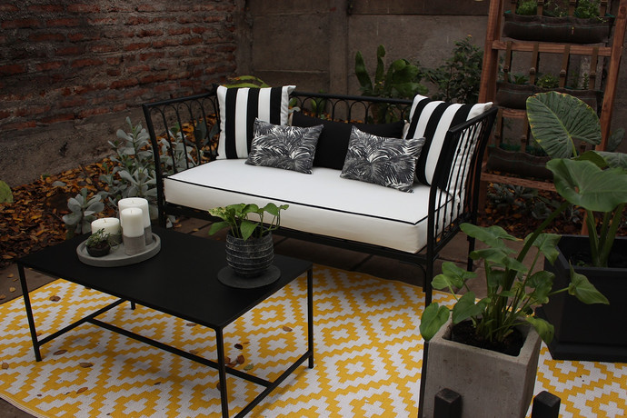 Set de 5 cojines decorativos en tela de exterior de calidad estándar - muebles de fierro.jpg