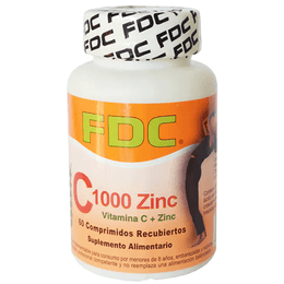 Vitamina C 1000 mg + Zinc x 60 comprimidos - FDC