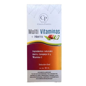 Multivitaminas + Hierro, solución oral 180 ml, CP Nutrientes - multi-vitaminas-frasco-medio.jpg