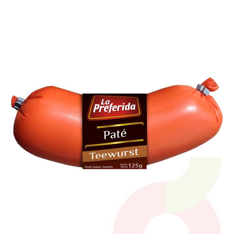 Paté Teewurst La Preferida 125Gr - Supermercados Eltit
