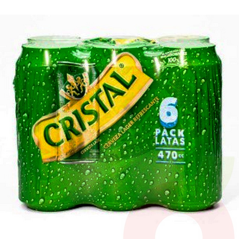 Cerveza Cristal 6 Unidades 470cc - Supermercados Eltit