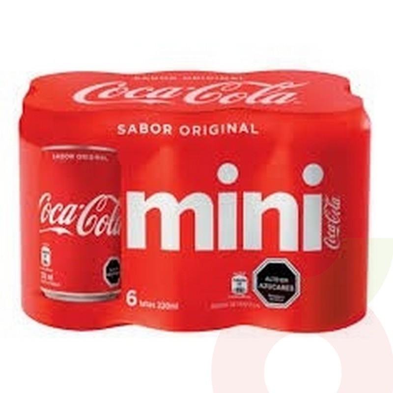 6 Pack Coca Cola Sabor Original 350ml. Lata - Supermercado de licores