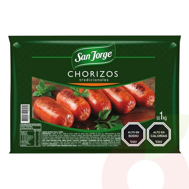 Chorizo Parrillero San Jorge 1Kg - Supermercados Eltit