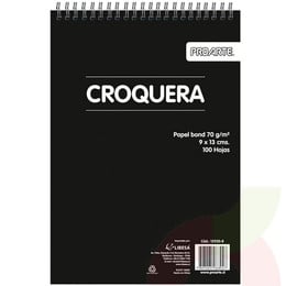 Croquera Proarte 09X13cm 100H 