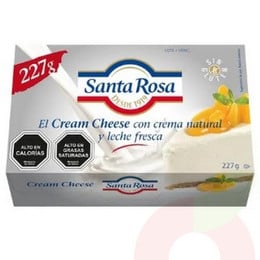 Queso Crema Santa Rosa Cream Cheese 227Gr 