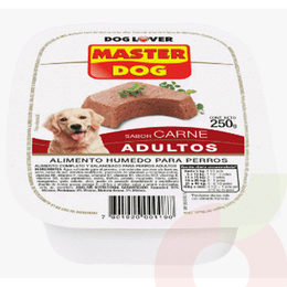 Alimento Húmedo Adulto Carne Master Dog 250Gr