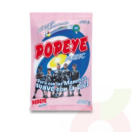 Detergente en Polvo Popeye 400Gr