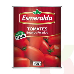 Tomates Enteros Pelados Esmeralda 400Gr