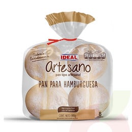 Pan Artesano Hamburguesa Ideal 720Gr 