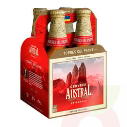 Cerveza Torres del Paine Austral 330Cc 4 Unidades