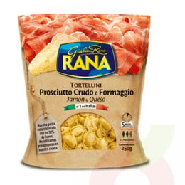 Pasta Tortelline Con Jamon Crudo Y Queso La Rana 250 Gr