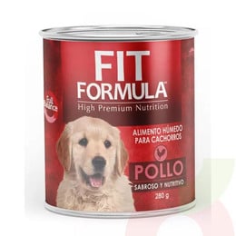 Alimento Húmedo Lata Cachorros Pollo High Premium Nutrition Fit Formula 280Gr