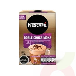 Café Doble Choco Moka Nescafé  8 Unidades 