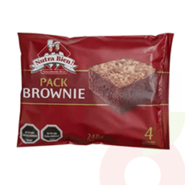 Brownie 4 Unidades Nutra Bien 248Gr