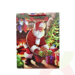 Bolsa de Regalo Santa Claus 31x40x12cm 