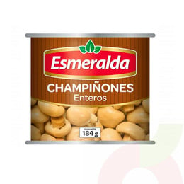 Champiñones Enteros en Conserva Esmeralda 184Gr
