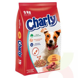 Alimento Perro Adulto Carne y Cereales Charly 9Kg