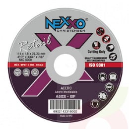 Disco de Corte Acero 4 1/2 1MM Nexxo