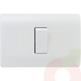 Casquete Interruptor Simple Aris Blanco 9/12 10A