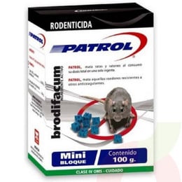 Raticida Mini Bloques Patrol 100 Gr