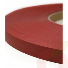 Tapacanto PVC Rojo 22mmx0.4mm x 1mt