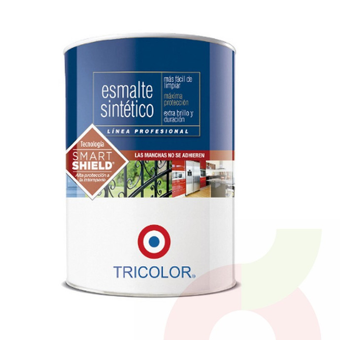 Esmalte Sintético Café 1Lt Tricolor  - Tricolor sintetico general .jpg