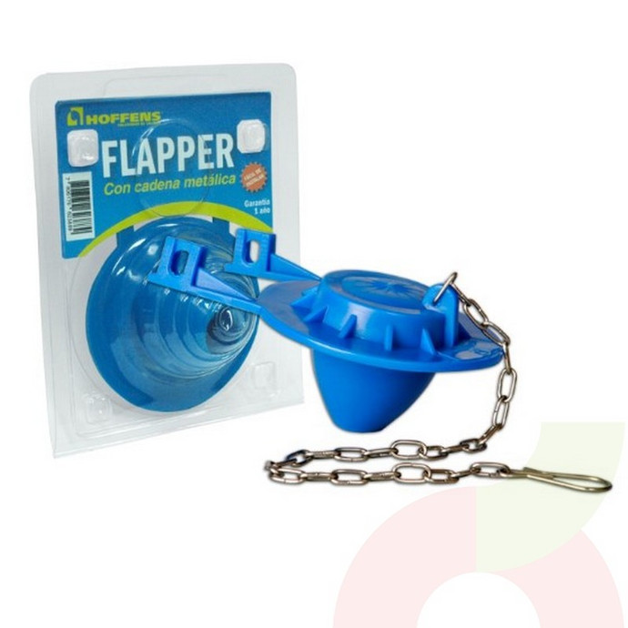 Flapper Con Cadena Metálica Hoffens  - Flapper C/Cadena Metalica Hoffens 62388