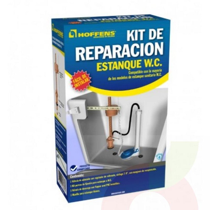 Kit Reparación Estanque WC Hoffens  - Kit Reparacion Estanque Wc Hoffens 62387