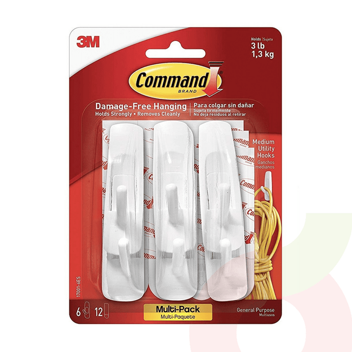 Gancho Utensilio Cocina 3 Und Command - Gancho Utensilio Cocina 3 Und Command