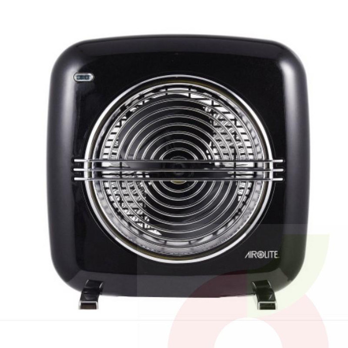 Termo ventilador Airolite Vintage Negro  - Termoventilador Airolite Vintage Negro Ht 2000N