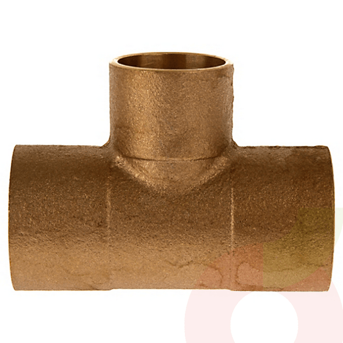 Tee 1/4 Bronce - Tee Gas 1/4 Bronce