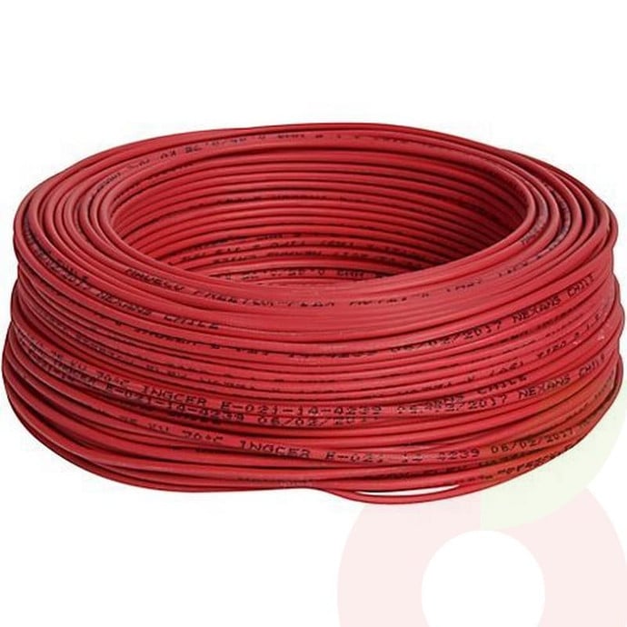 Cable Libre Halógeno 2.5 Por 100 Mt - Cable Libre Halogeno 2.5 Rojo Por 100Mts