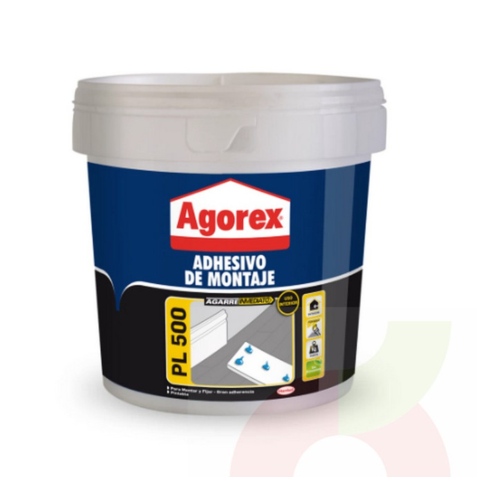 Adhesivo de Montaje PL500 por Galón Agorex  - Agorex pl.jpg