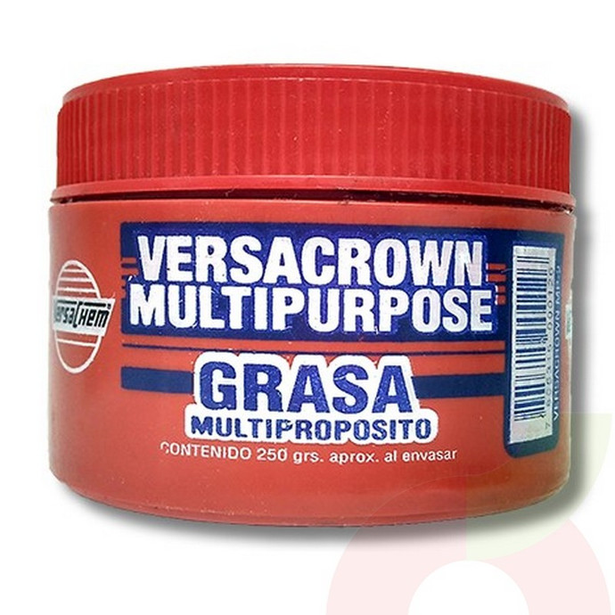Grasa Versacrown Mp-2 Roja 250 Gr. - Grasa Versacrown Mp-2 Roja 250 Gr.