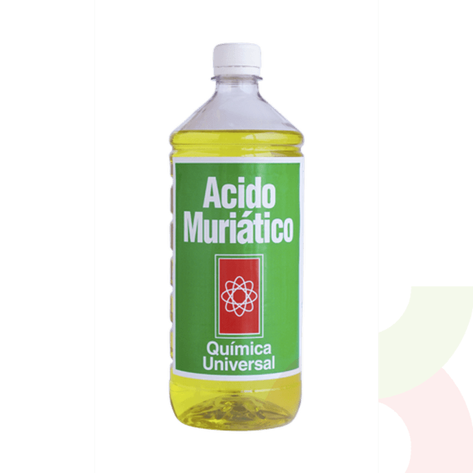 Acido Muriático 500cc Química Universal - Acido Muriatico 500Cc Quimica Universal