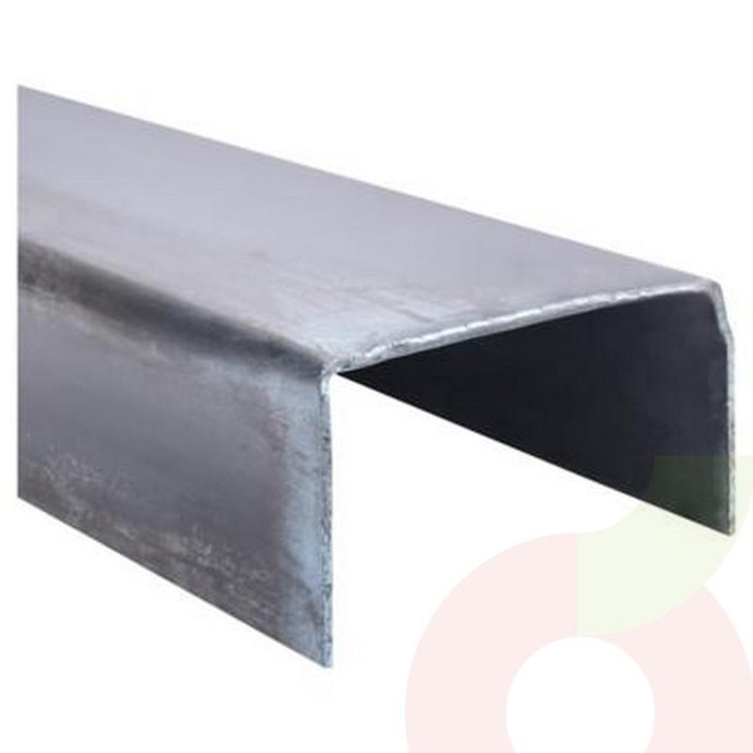 Fierro Canal U Tira 6.00 Mt 80x40x 2mm  - Fierro Canal U 80X40X2Mm X Tira (6Mt)