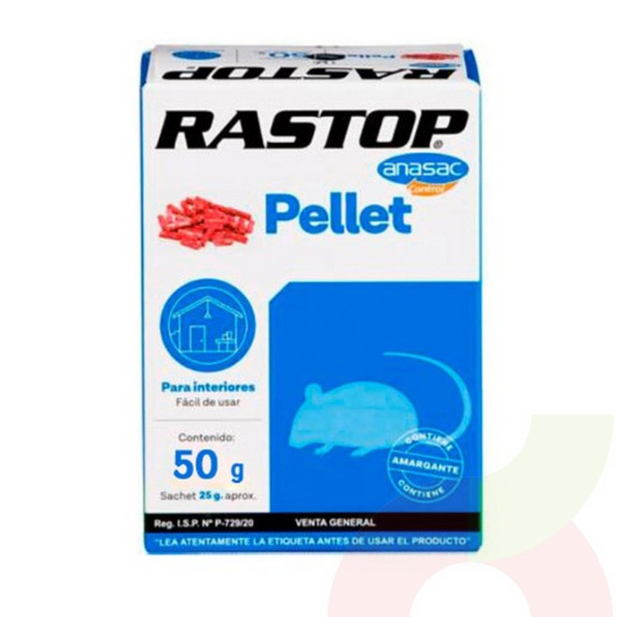 Raticida Rastop Pellet 50 Gr - Raticida a Pellet .JPG