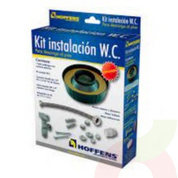 Kit Instalación WC Hoffens Sello + Anclaje + Flex + Ang - Kit Instalacion Wc Hoffens Sello + Anclaje + Flex.+Ang.