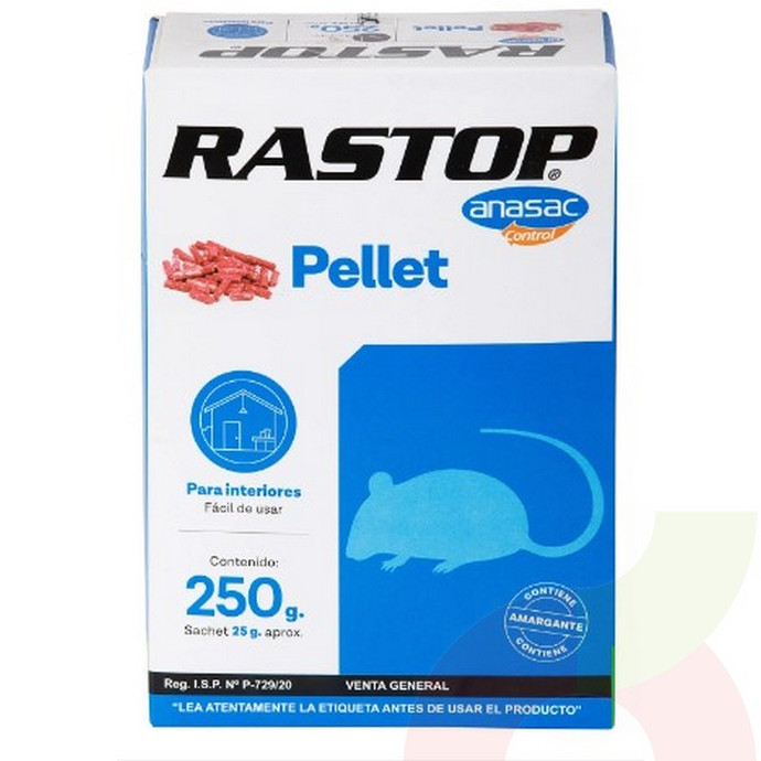 Raticida Rastop Pellet Anasac 250 Gr - Raticida 250 gr.JPG