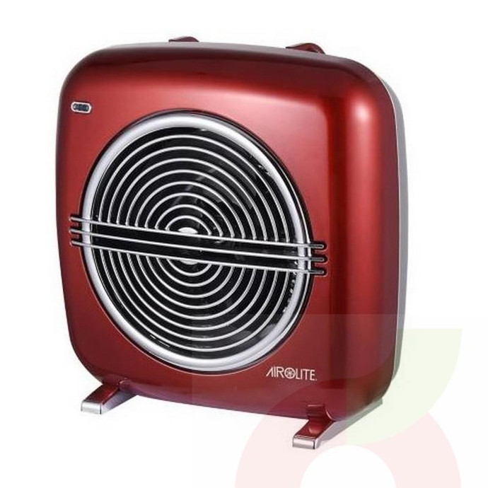 Termo ventilador Airolite Vintage Rojo  - Termoventilador Airolite Vintage Rojo Ht 2000N