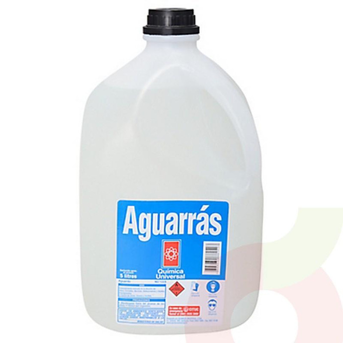 Aguarrás Mineral 5Lt Química Universal - Aguarras Mineral 5 Litros Quimica Universal