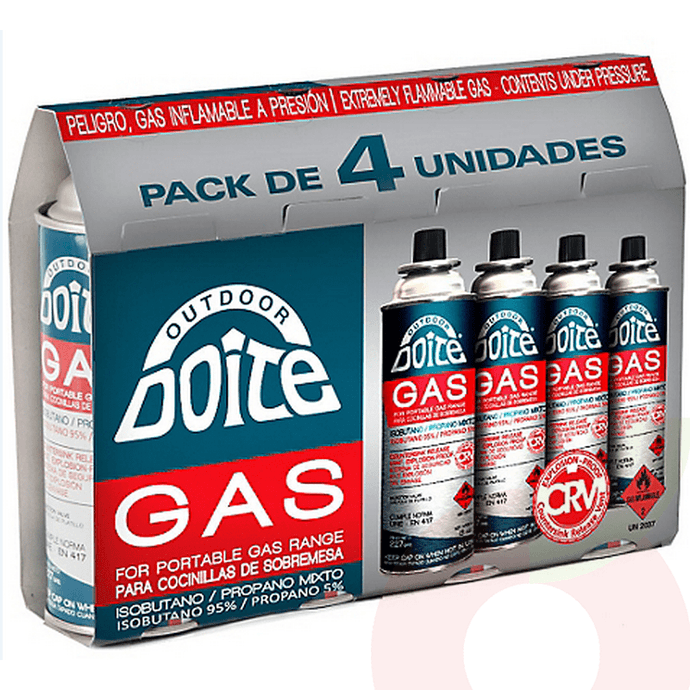 Pack Gas Doite 227Grs. (4 Uni.) (09095) - Pack Gas Doite 227Grs. (4 Uni.) (09095)