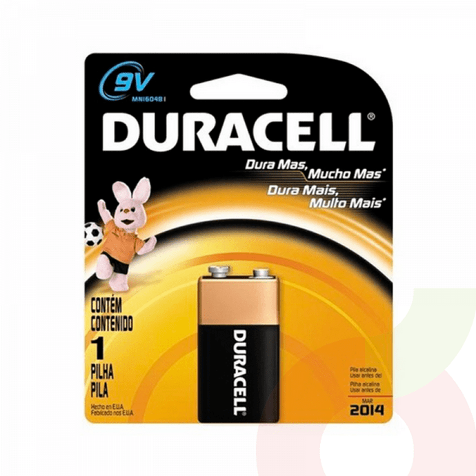 Batería 9V Duracell - Bateria Duracell 9V 5308-3
