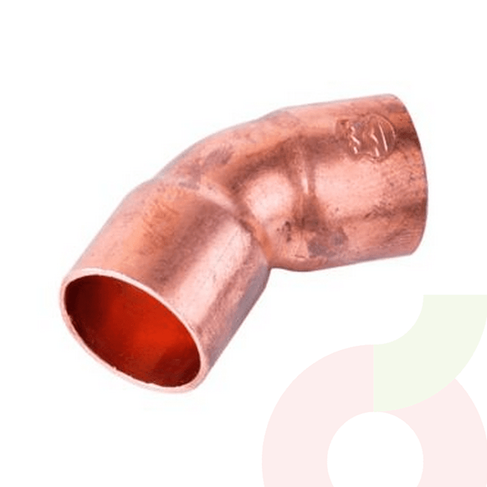 Codo Cu 1/2 x 45° FluChile - Codo Cu 1/2 X 45° Fluchile