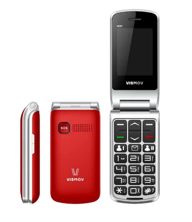 Teléfono V909t Rojo Vismov - 2600002503165.png